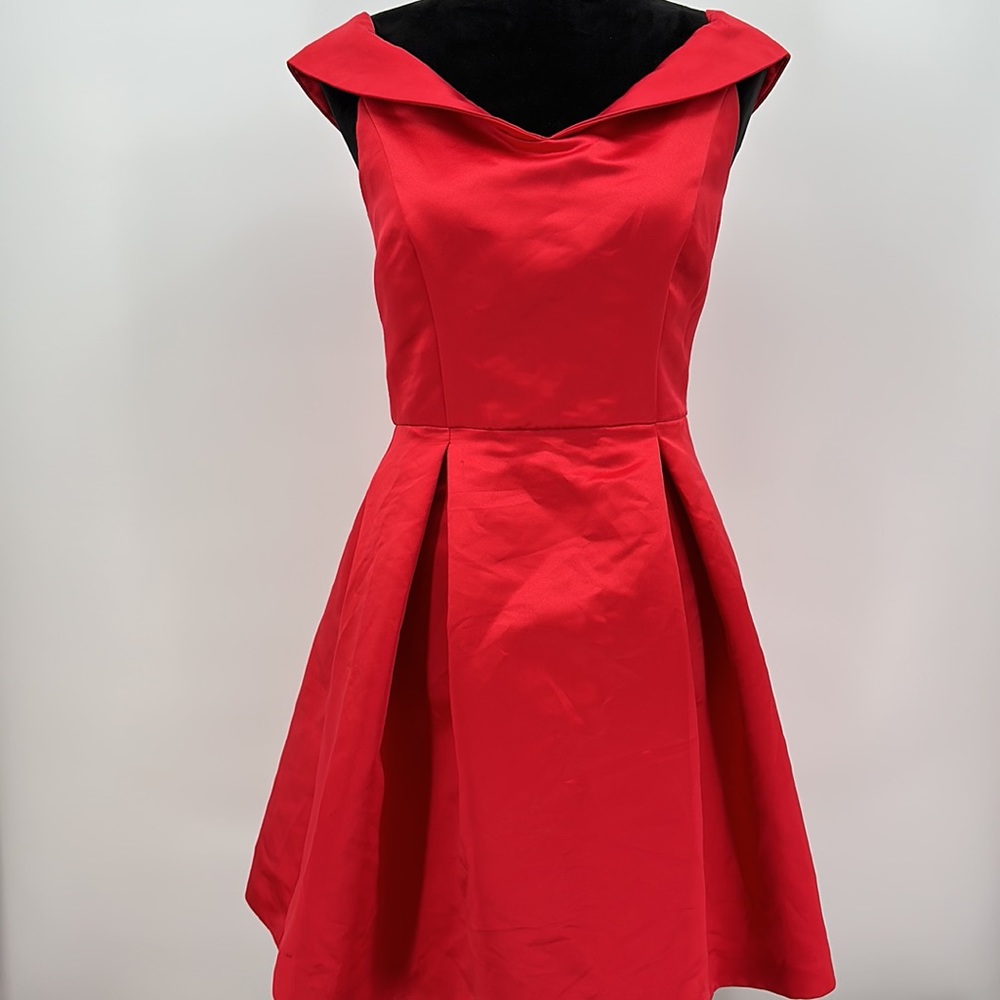 Zara Basic dress red holiday cocktail size small